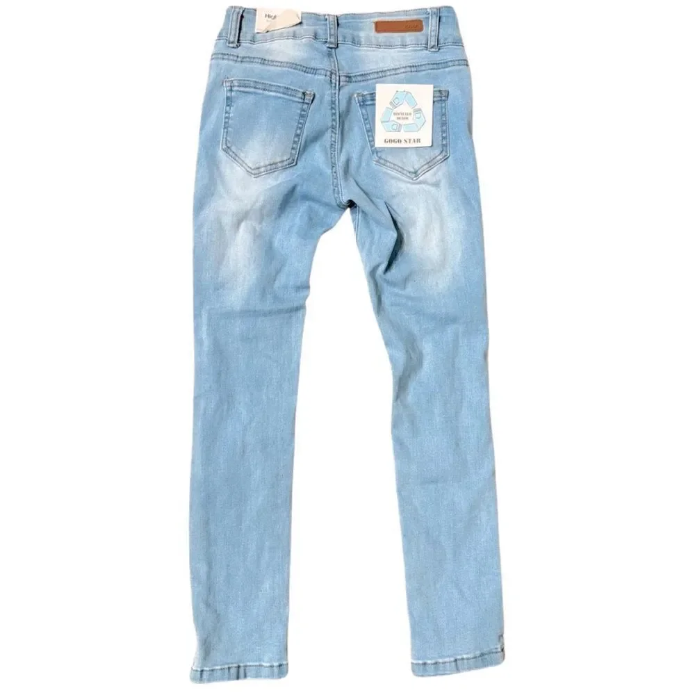 Gogo Star kids high rise big girl jeans pants denim size 8